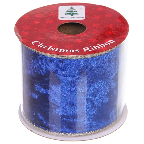 Лента для декорирования Мгновение 6,3 см, 2,7 м, Сапфир_3