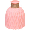 Ваза из пластика "Розали" 12*15см цвет розовый