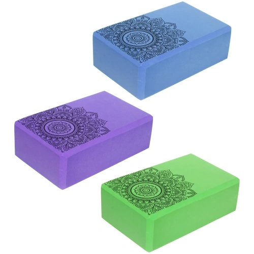 Блок для йоги "Лотос", микс