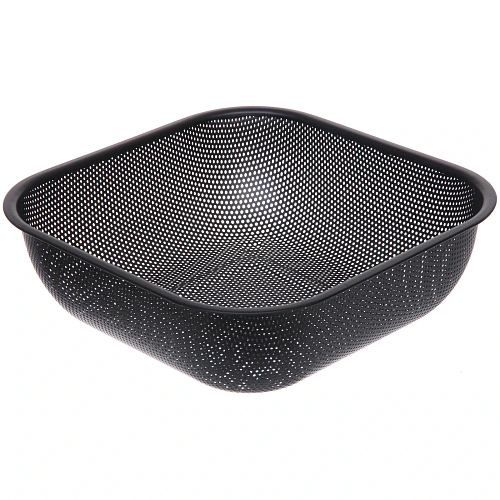 Дуршлаг металлический "Black" 25*25см