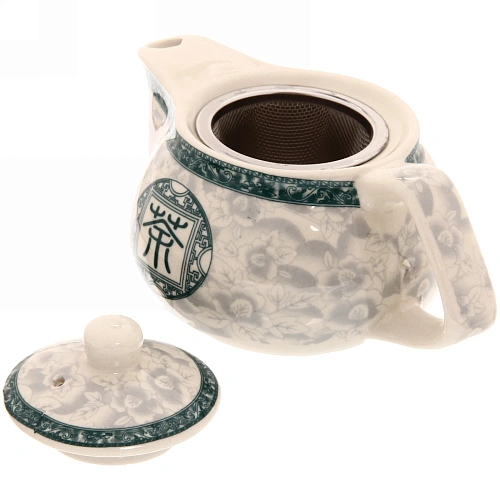 Чайник заварочный керамический 200мл с ситом Китай_6