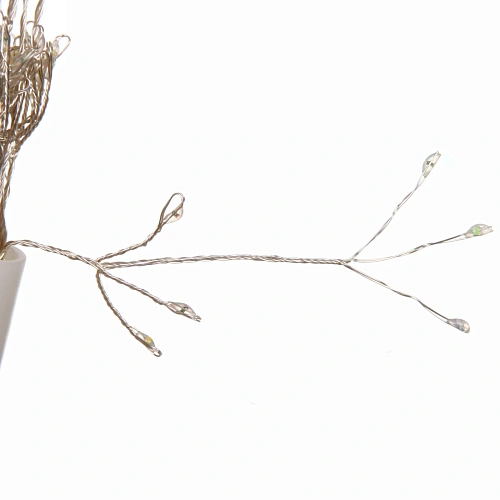 Гирлянда для дома на батарейках Разряд молнии 120 ламп LED, d - 20 см, 2 реж,IP-20, выс 80 см с подвесом (3хАА), Мультицвет_8