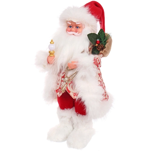 Дед Мороз - Лесовичок Хранитель леса 40 см, Красный_4