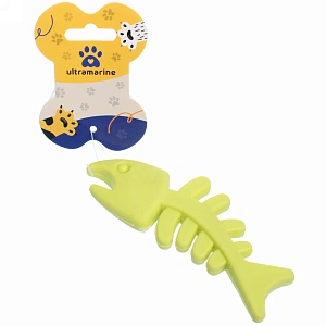 Игрушка для собаки "Bubble gum-Рыбка" 12,7см цвет зеленый Ultramarine