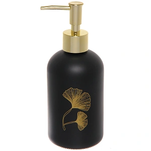 Дозатор для жидкого мыла 380 мл черный LE002