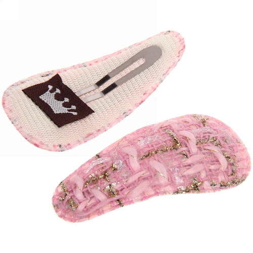 Зажимы для волос 2шт New collection - Marina, микс 6 цветов, 62,5см_12