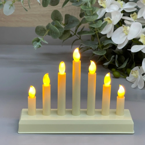 Сувенир с подсветкой "Вечер при свечах" 7,5*13,5см