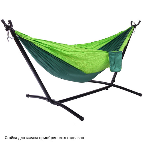 Гамак подвесной SJ-A18-4, 260*140 см, зелёный