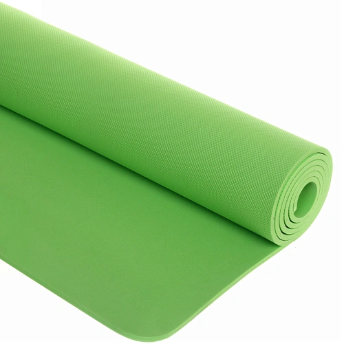 Коврик для йоги 6 мм 173х61 см Умиротворение EVA, зелёный_3