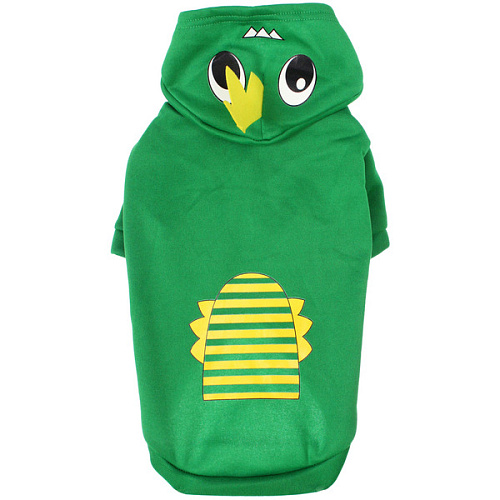 Кофта - толстовка с капюшоном для собак мелких пород МОДНЫЙ БРО, динозаврик, размер XL (564026см) Ultramarine_10