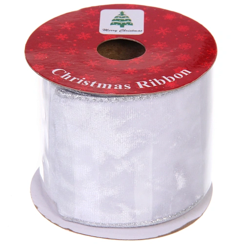 Лента для декорирования Мгновение 6,3 см, 2,7 м, Белый_3