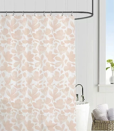 Штора для ванной EVA 180*180 "Селфи" Левада персиковая 1785