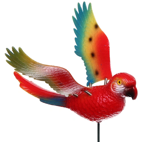 Фигура на спице Попугай 60 см (фигура 1722 см) для отпугивания птиц, микс_7