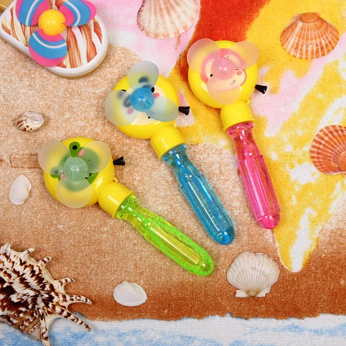 Мыльные пузыри Зверушки 17 см, с вентилятором, микс_3