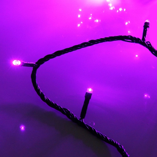 Гирлянда для дома 24м 280 ламп LED зеленпров,8 реж, IP-20, Фиолетовый (возможность соединения)_2