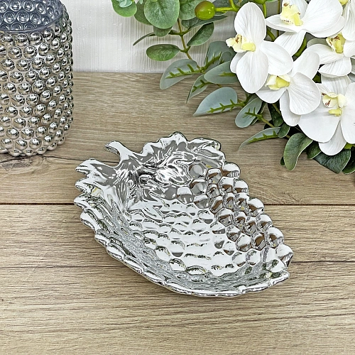 Подставка керамическая GOLD Podarok, лоза, цвет серебро, 1813см (упаковка индив пленка)_5