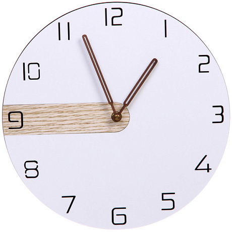 Часы настенные "LOFT HOME " 30см белые