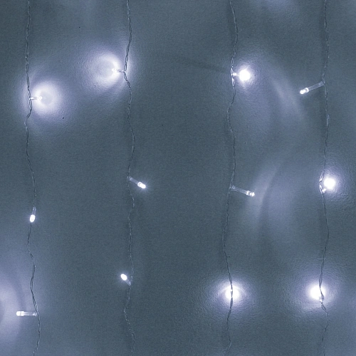 Гирлянда для дома ЗАНАВЕС Классика Premium ш3 в2,5 м 630 ламп LED, прозр пров, 8 реж,IP-40 Белый (возможность соединения)_7