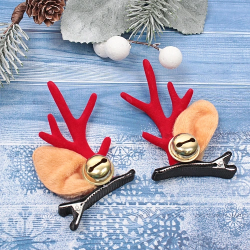 Зажим для волос карнавальный Звон в лесу 57 см (набор 2 шт)_4