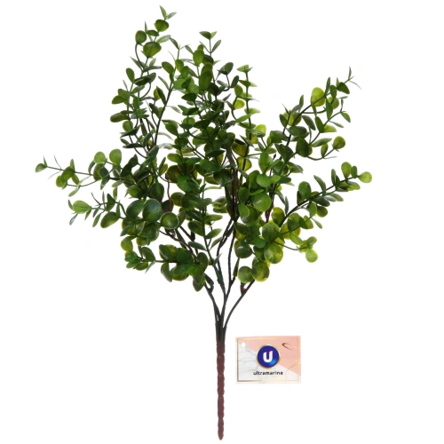 Искусственные цветы "Волшебство трав" 37см Эвкалипт темно-зеленый