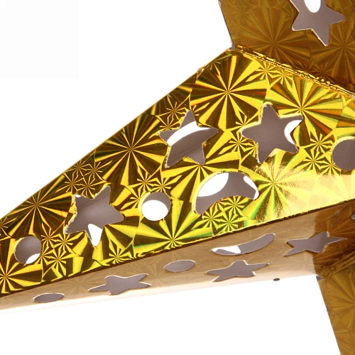 Украшение подвесное Сияние звезды 45 см, Золото_3