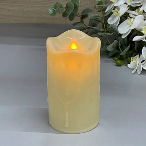 Сувенир с подсветкой "Свеча - Королевство" 9*15 см (работает от батареек 3 АА)