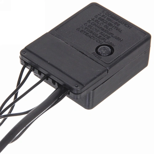 Гирлянда для дома НИТЬ Твинкл Лайт 3 м 100 ламп LED, чернпров, 8 реж, IP-20 Белый (возможность соединения)_7