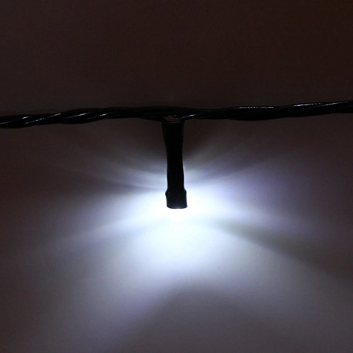 Гирлянда для улицы Мерцание 20м 240 ламп LED чёрный провод, Белый (возможность соединения)_11