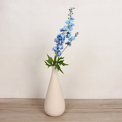 Цветок искусственный Natur 84см Дельфиниум синий_6