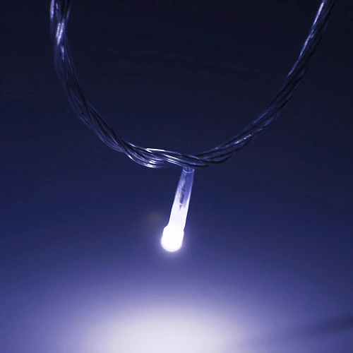 Гирлянда для дома Bright light 9,5м 100 ламп LED прозрачпров,8 реж, IP-20, Белый (возможность соединения)_9