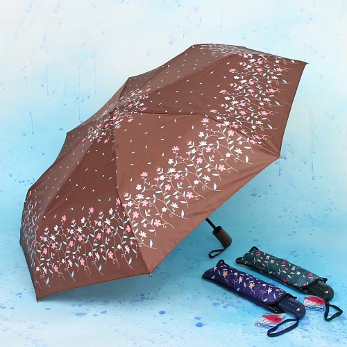 Зонт женский автомат Ультрамарин - Атланта, микс 6 цветов, 8 спиц, d-96см, длина в слож виде 28см_25