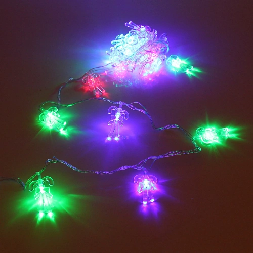 Гирлянда для дома 4,0 м 20 ламп LED с насадками КОНФЕТКИ, прозрачпров, авторежим,IP-20 RGRB (возможность соединения)_9