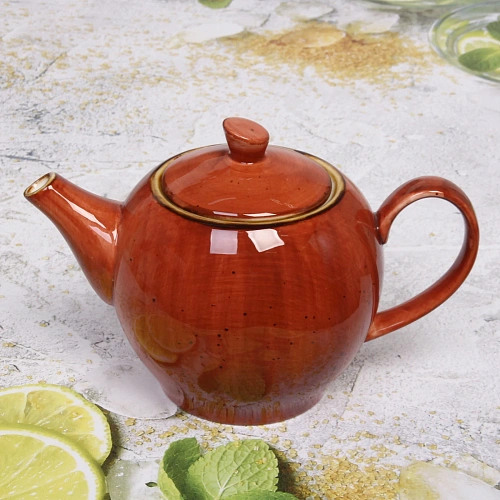 Чайник заварочный керамический 700мл Corsica orange_8