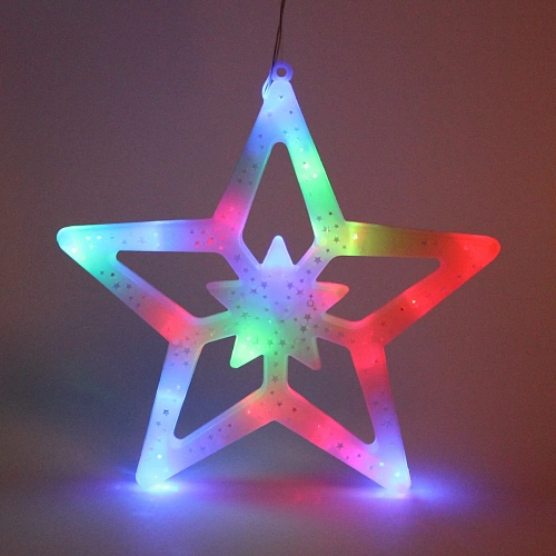 Фигура светодиодная 30 см,Звезда мультицвет_8