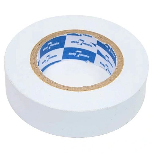 Изолента 19мм*20 белая "Klebebander"
