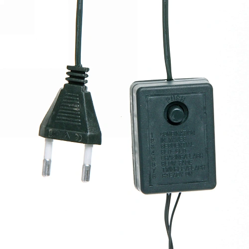 Гирлянда для дома  7,5м 80 ламп LED зелёный пров,8 реж, IP-20, Теплый белый_4