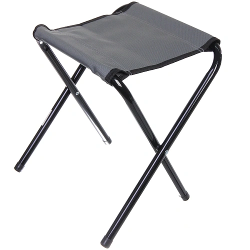 Табурет складной "Кемпер", 27*32*35 см,до 100 кг, серый