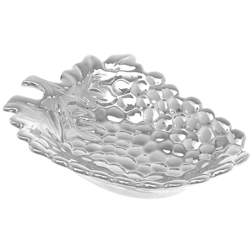 Подставка керамическая GOLD Podarok, лоза, цвет серебро, 1813см (упаковка индив пленка)_2