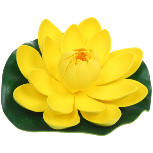Растение водоплавающее "Кувшинка Розитта" d-15см желтая