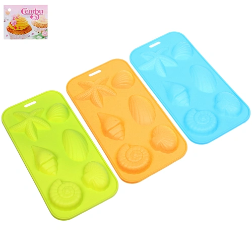 Форма для льда силиконовая "Морской микс" 20*10см, цвета микс