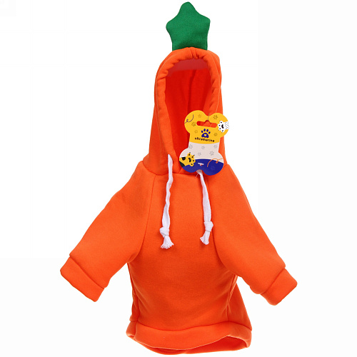 Кофта-толстовка для собаки Wonderful style-Морковка с капюшоном, размер XL (5640см) Ultramarine_5