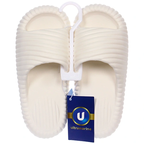 Шлепанцы женские ZEFIR, цвет белый, р-р 36-37_5