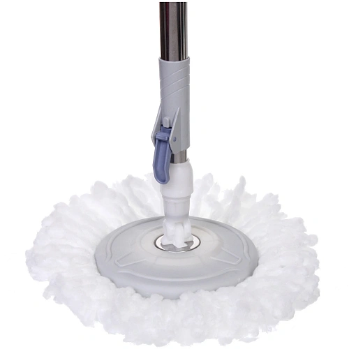 Набор для уборки Селфи Мастер (ведро, швабра, две насадки) в цветной коробке_9