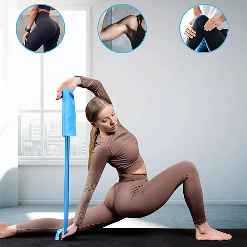 Жгут для йоги 0,35 мм15 см2 м (туба) желтый_8