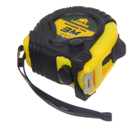 Рулетка Lamboss три фиксатора обрезиненный корпус 3М_5