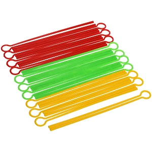 Бигуди 3 в 1 20шт "KUDRI", зиг-заг, афрокудри и волна, цвет микс, 21.5см, d-05.см (в прозрачной косметичке и бантик)