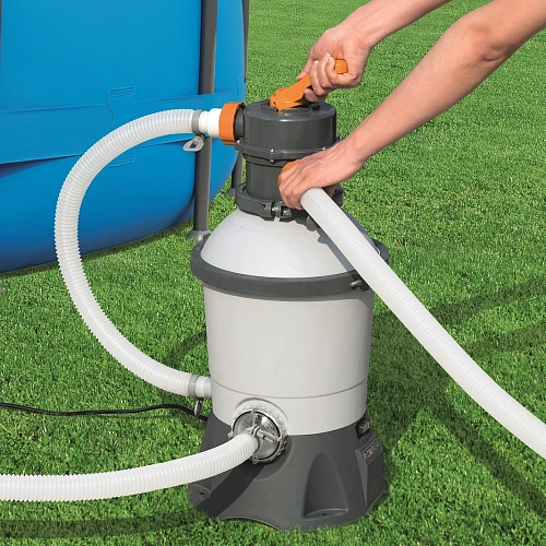 Насос-фильтр песочный для бассейнов, 2006 лч Bestway (58515)_5