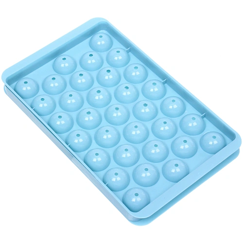 Форма для льда пластиковая Шарики 22,5143см, цвета микс_3