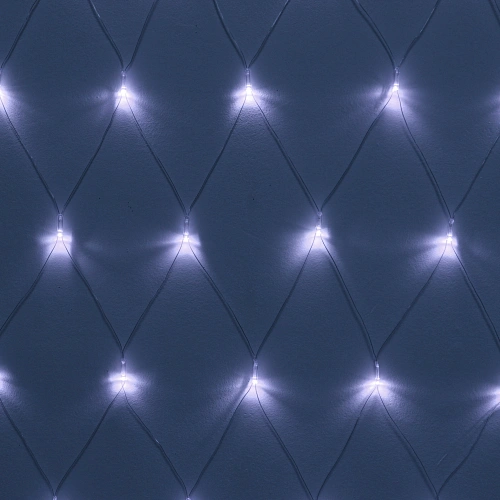 Гирлянда для дома СЕТКА ш2,0 в1,5м 144 лампы LED прозрпров,8 реж, IP-20, Белый (возможность соединения)_31