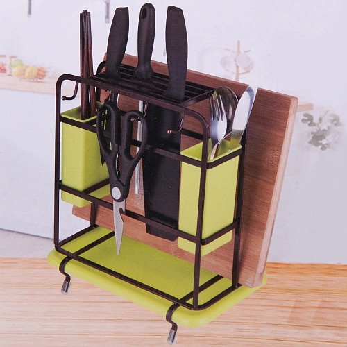 Подставка для кухонных принадлежностей Brownie 261630см зеленый поддон_6